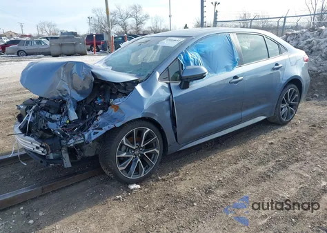 2020 Toyota Corolla Xse из США, поврежденный, VIN JTDT4RCE7LJ050986